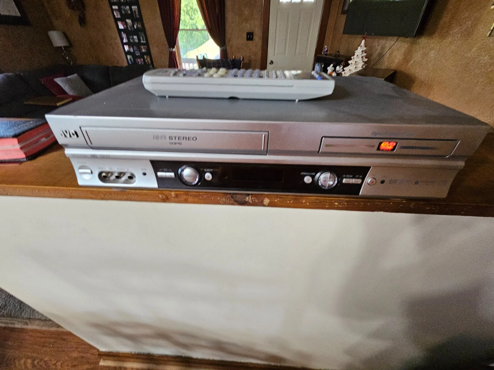 JVC HR-XVC25U DVD CD VCR VHS Player Combo Hi Fi Stereo Tested Works With Remote
