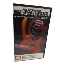 Bunny Brunels Complete Book Of Bass Technique Vhs Music Instructions