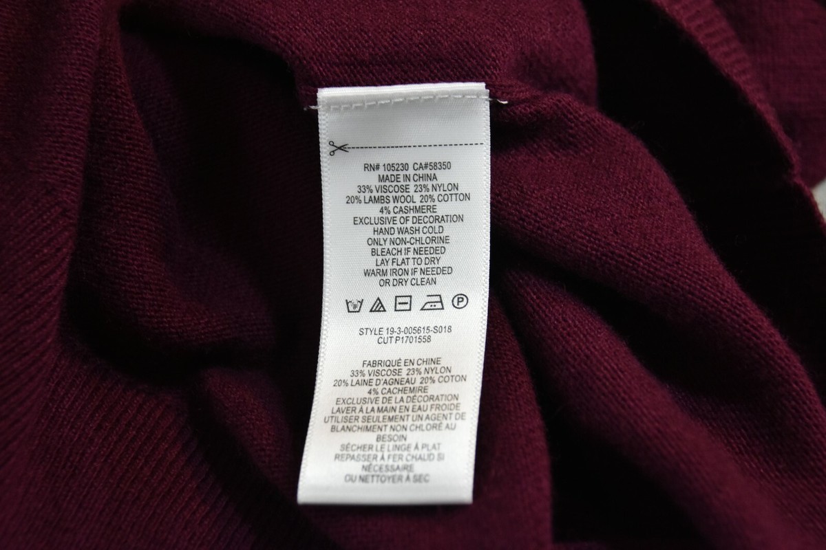 NWT Equipment Femme Rei Crew Neck Sweater in Burgundy - Size XS