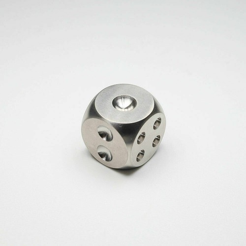 Solid TC4 Titanium Alloy Creative Dice EDC Toy KTV Entertainment Supplies EDC - Picture 9 of 10