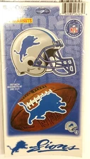 NFL Detroit Lions 3 Piece Magnet Set, NEW