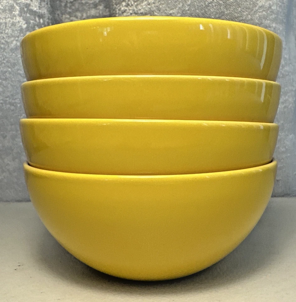 Juego de 4 cuencos de gres Le Creuset 11 oz/330 ml néctar ombre amarillo Foto 4 de 4