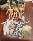 GI Joe 1960's  trunk with figures and accessories