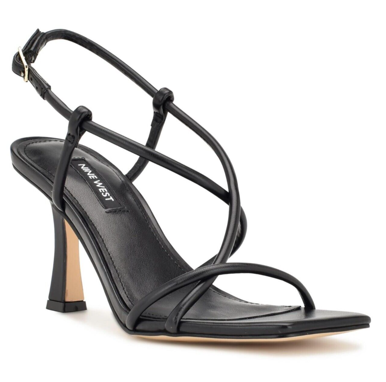 Nine West Yuki Dress Sandals 6.5M  -Black-