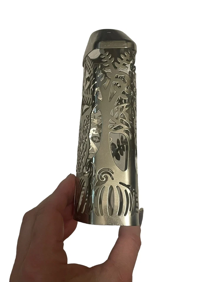 Jabón de manos Bath & Body Works soporte plateado búho árbol calabazas Halloween otoño Foto 3 de 4