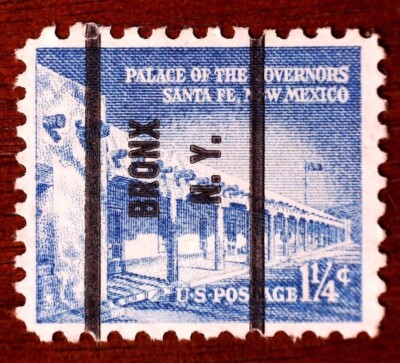 JM: US PRECANCEL COMPLETE BUREAU '' BRONX NEW YORK '' LISTING, PICK & CHOOSE