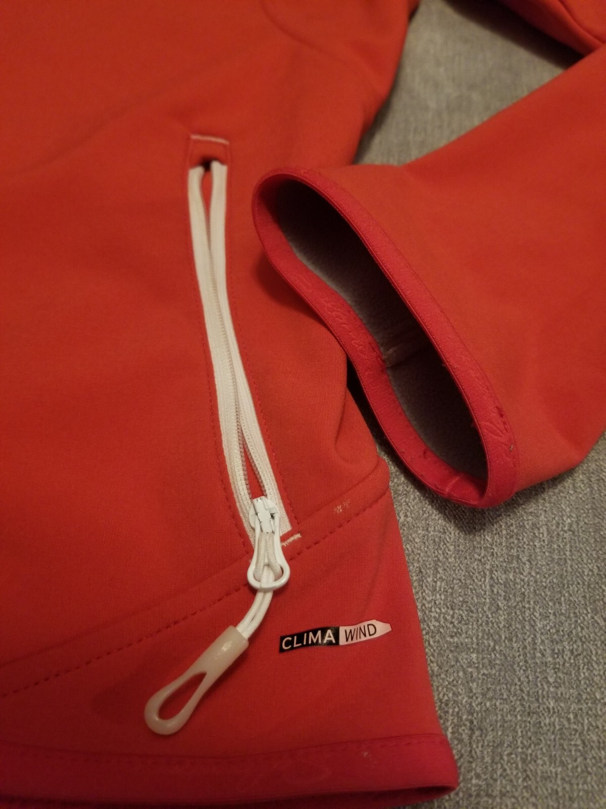 Giacca a vento donna Salomon con cappuccio escursionismo outdoor corsa rossa taglia M