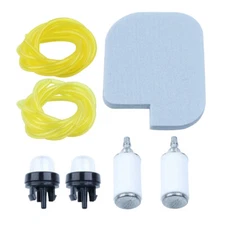 1Set Air Filter Fuel Line Primer Bulb Fit For Poulan P3314 P3816 PP3416 PP3516
