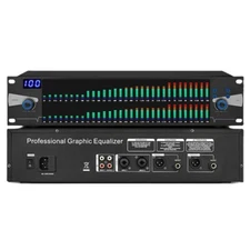 Dual 31-band Digital Equalizer with Pressure Limiting Function Djustable EQ