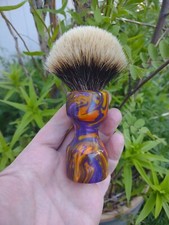 Hand Carved Shave Brush With A 24mm Badger Knot From Boti Brush