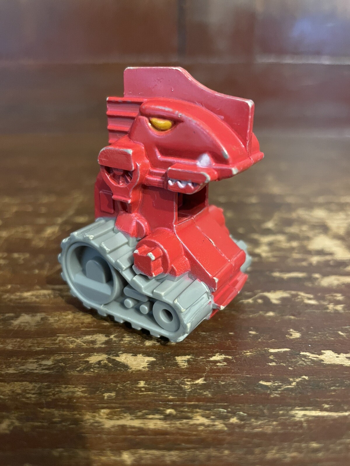 Runaway Robots Red Flame  Dino Pullback Car McDonalds Happy Meal Colburn 1987