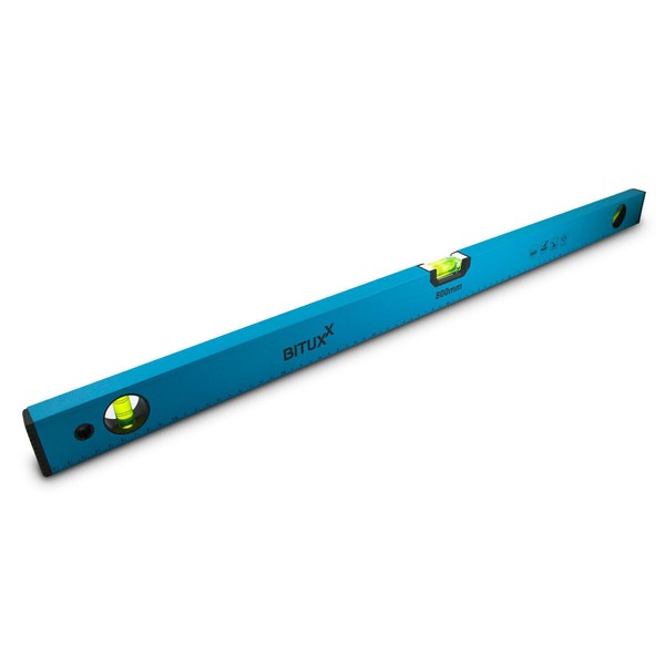 Aluminium Wasserwaage Magnetisch Richtwaage Messwaage 3 Libellen 80Cm bituxx-image