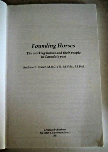 Founding Horses, by Andrew F Fraser - Working Horses Canada - 1895387035 - Picture 2 of 4