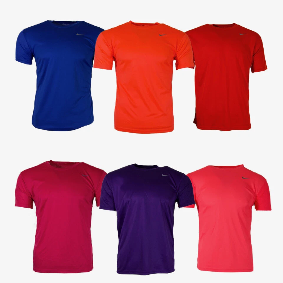 Nike Men's T-Shirt Challenger Dri-Fit Short Sleeve Athletic Workout Crew Shirt