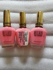 Milani Nail Laquer #02 POPPING PINK new Made in USA.lot of 3 .