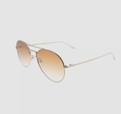 NWT Tom Ford Ace-02 FT0551/S 28N Round Sunglasses Authentic Tom Ford TF551 Ace-02 Silver, Gray Prescription Sunglasses  main image 3