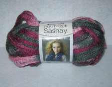 Red Heart - Boutique Sashay Yarn - Ballet  Pinks  Gray - 3.5 Oz - New