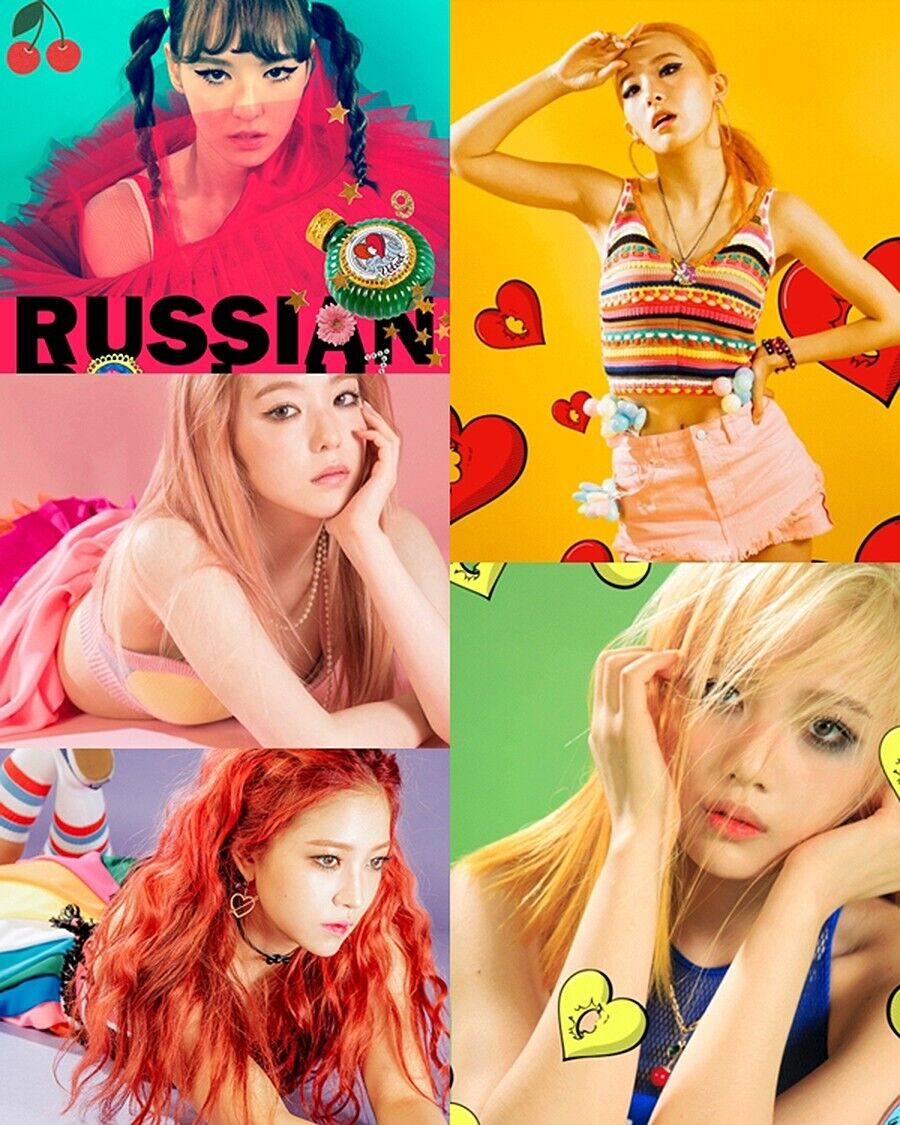 RED VELVET RUSSIAN ROULETTE 3rd Mini Album CD+Photo Book+Card+GIFT K-POP  SEALED