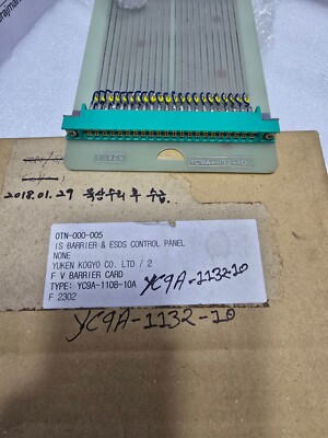 Yuken YC9A-1132-10 Ist Barrier Esds Steuerungstafel Pcb Karte