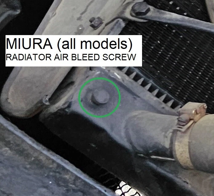 Tornillo de purga de aire del radiador Lamborghini para Miura (y Espada S3 con esta característica) Foto 4 de 4