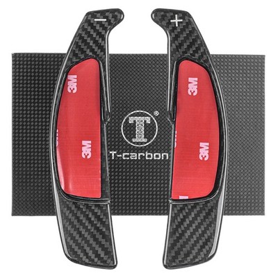T CARBON ECHT Schaltwippen SCHWARZ für Mercedes AMG G-Klasse III G63 W463 15-18