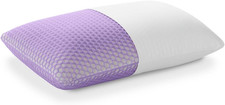 Purple Harmony Pillow - Medium Loft, Standard Size - Cooling Gel Neck and Side S