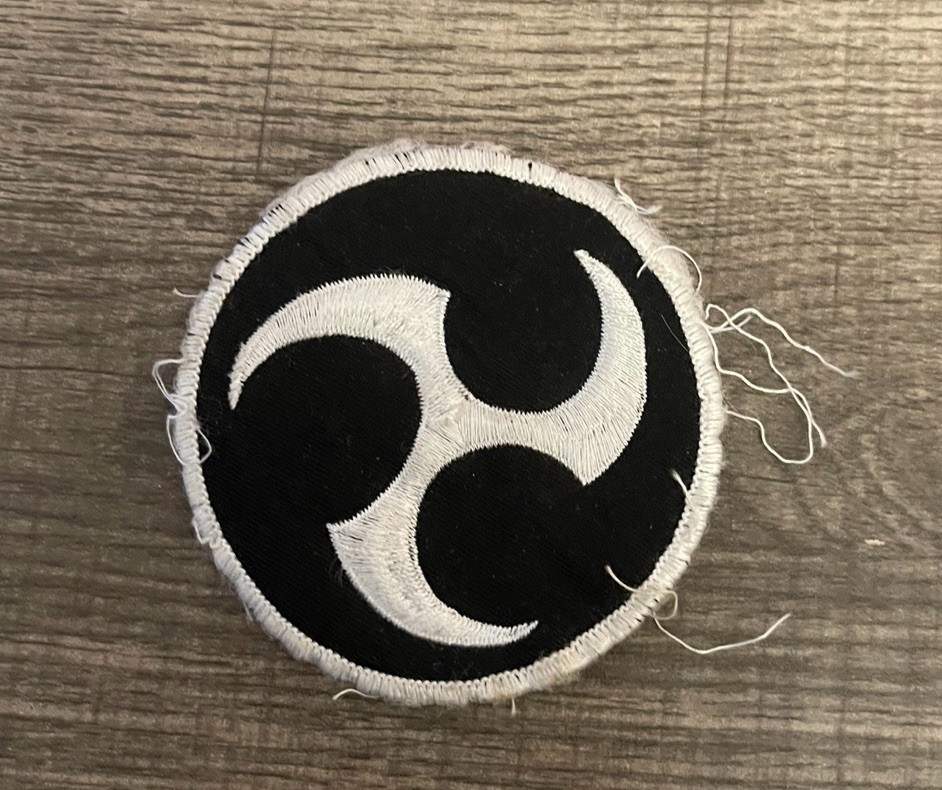 Okinawan Karate Patch Iron-on Badge Japanese Martial Arts Emblem Crest