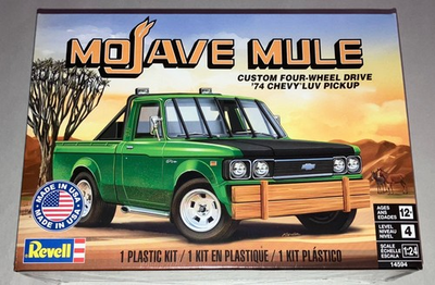 #ad Revell Mojave Mule 1974 Chevy Luv Pickup 4x4 1:24 scale model car kit 14594 $19.95