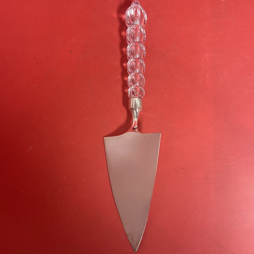 Juego de servir con mango de cristal Mikasa - Servidor de pasteles y servidores de ensaladas 3 piezas Foto 4 de 4