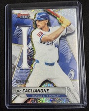 2025 Bowman’s Best - Jac Caglianone Top Prospects #TP3 Glitter Refractor /299 KC