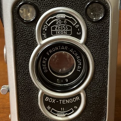 Vintage Zeiss Ikon Box Tengor Camera Gorez Frontar-Achromat 1:9 | eBay
