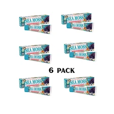 ORGANIC Sea Moss Herbal Toothpaste By AL-RIYAN, Fluoride Free Vege Base 5 In 1.