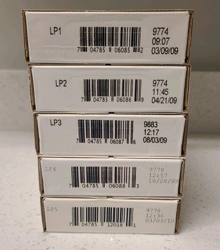 2009-2010 Lincoln Cent LP1 LP2 LP3 LP4 LP5 P D 10 Roll Mint OGP SEALED BOXED SET