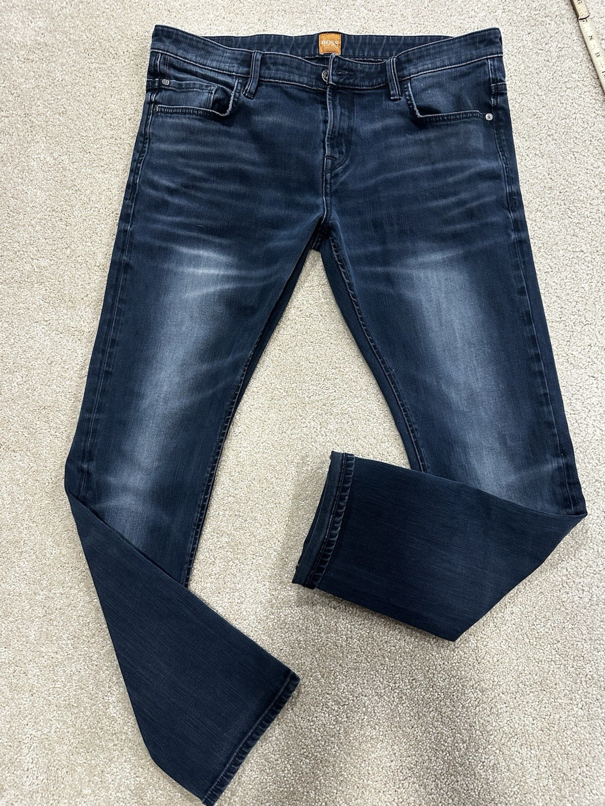 Hugo Boss Men Dieselstrasse 12 Stretch Stretch Leg Jeans Size W36 L32 thumbnail 2