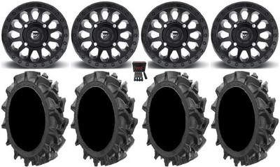 Fuel Vector MB 14'' Wheels 31'' MotoHavok Tires Can-Am Maverick X3