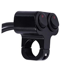 Waterproof Motorcycle ATV 7/8  Light Bar Switch  Handlebar Double head B black
