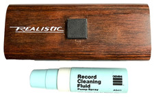 REALISTIC HYDRO STOR VINYL RECORD CARE ANTI-STATIC BRUSH LP CLEANING FLUID