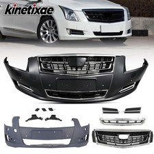For 2013-2017 Cadillac Xts Front Bumper Cover Grille Assembly W Sensor Holes
