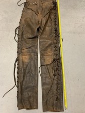 hein gericke lederhose Schnüre In Braun Gr46 Guter Zustand