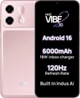 HMD VIBE2 5G (Pink, 4 GB+128GB ) Unlocked Dual SIM Smartphone 6.7" HD+ 120Hz