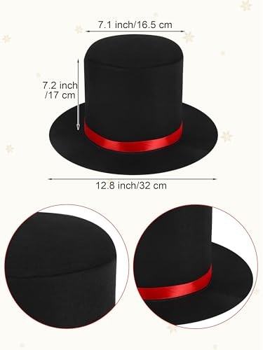  8 Pack Snowman Costume kids Winter Frosty Costume Set with Hat 11-12 Years