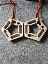 Pair Of Portable Climbing Fingerboards Hangboards for Training and Warm-Up