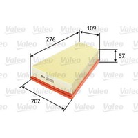 Valeo Luftfilter Filtereinsatz FüR CitroëN Berlingo 2.0 Hdi 90 Peugeot Partner