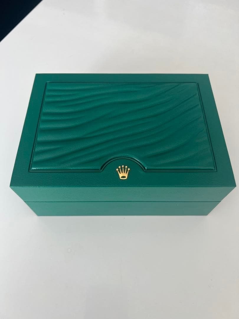 ROLEX 39139.8064 Watch Box Case Oyster M Green Wood Wave Vintage Genuine #10