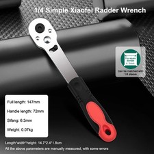 1/4in Ratchet Wrench Reversible Ratchet Quick Releases For Home/Car Repair