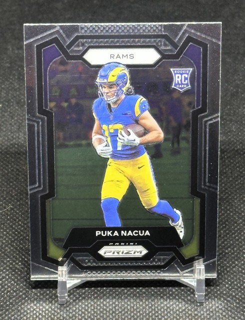 2023 Panini Prizm Puka Nacua Prizm Base Rookie Card #357 LA Rams