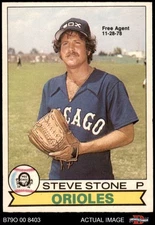 1979 O-Pee-Chee #115 Steve Stone  Free Agent 11-28-78 Orioles 8 - NM/MT