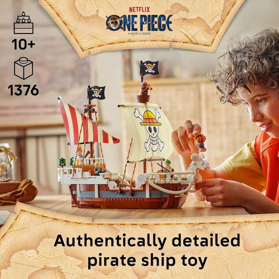 LEGO One Piece The Going Merry Pirate Ship 75639 Kit de Construcción (1376 Piezas) Foto 2 de 4