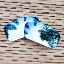 Walleva Mr.Shield Polarized Ice Blue Replacement Lenses for Oakley Gascan