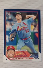 2023 Topps Series 1 - Matthew Liberatore #52 Royal Blue (RC)